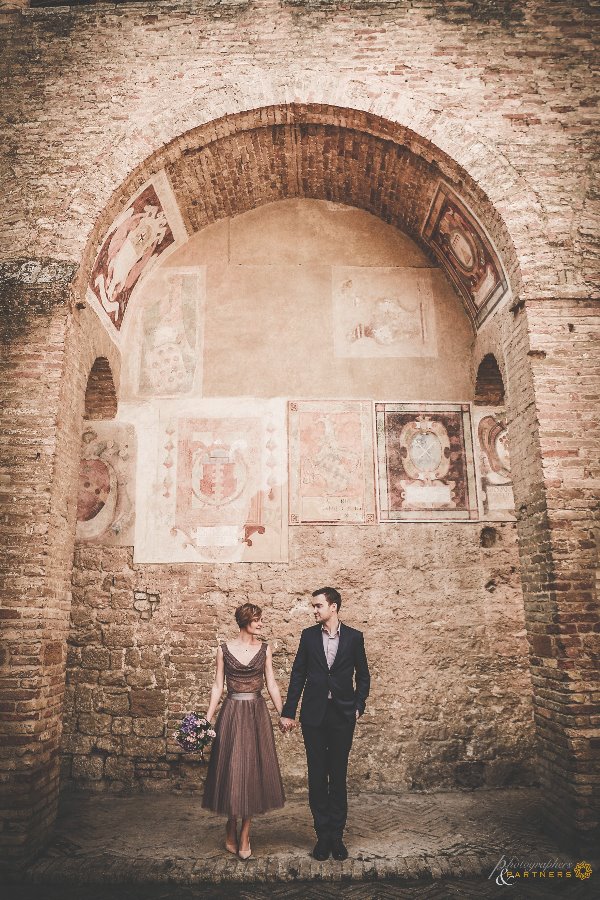 🌸 The two of us in San Gimignano 🌸