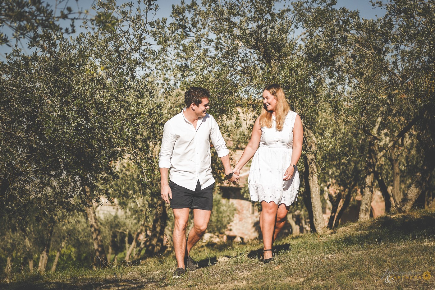 Two steps among the olive trees...