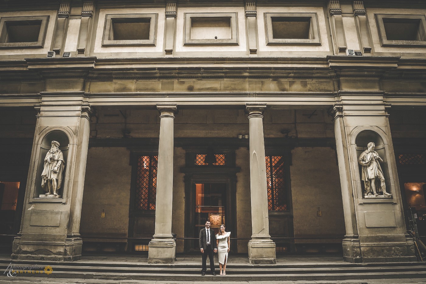 A photo at the Uffizi