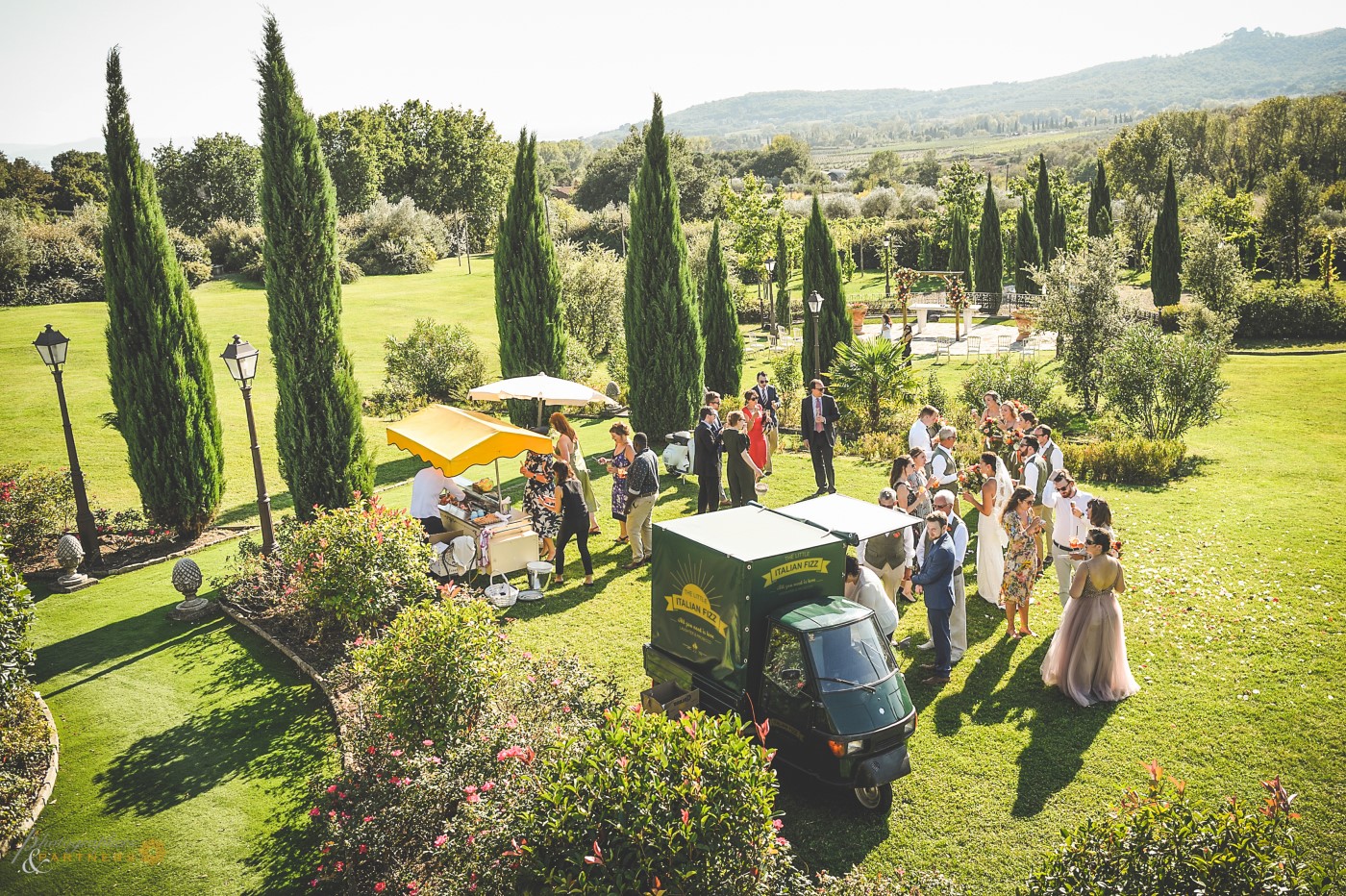 Ice cream and Aperol spritz for everyone.