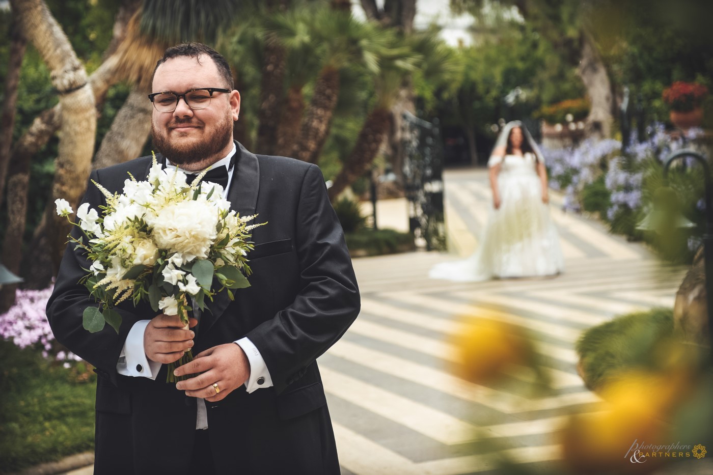 Everyone could see Matt’s moving anticipation for his bride to arrive.