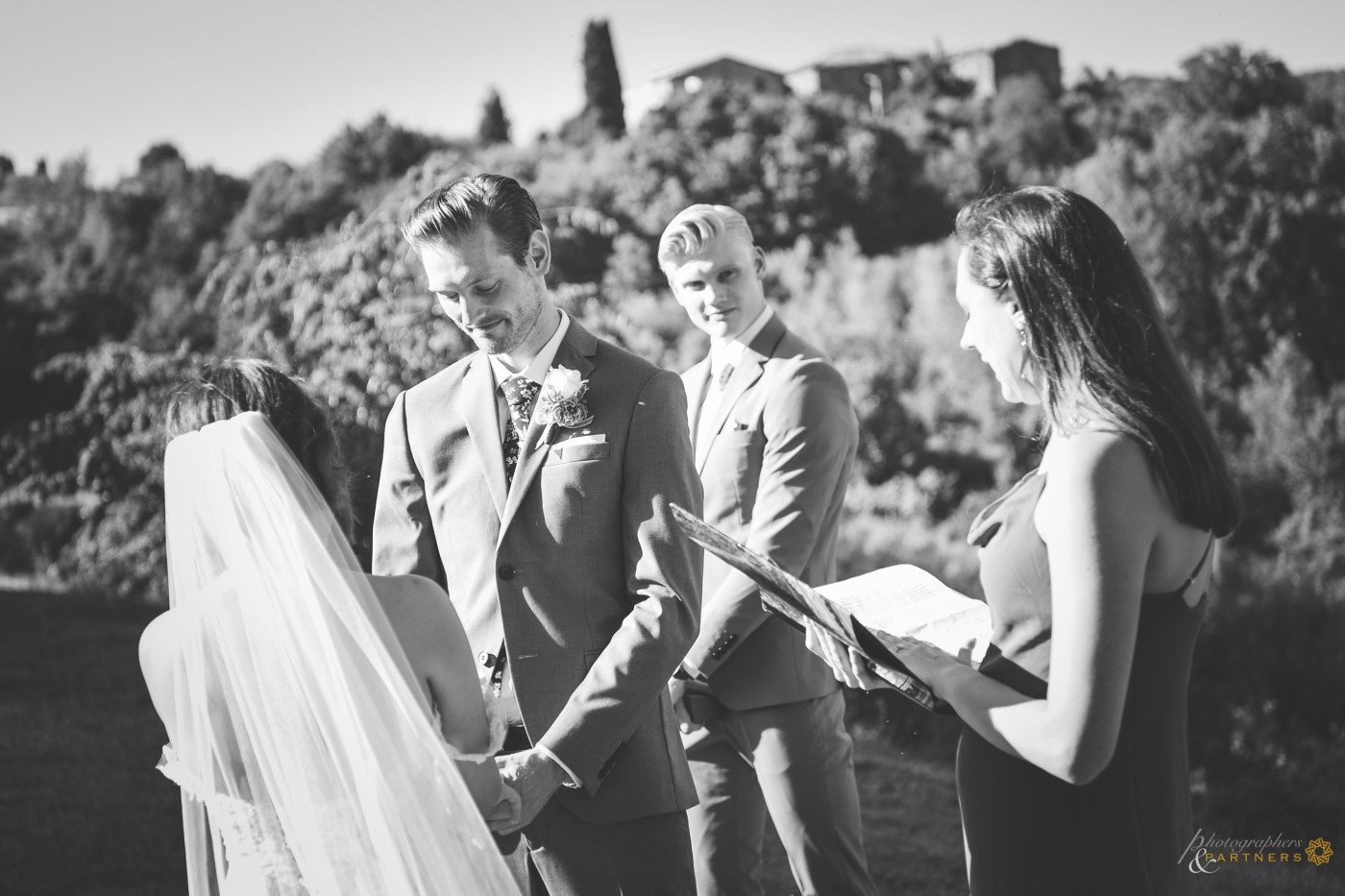 A reading during the ceremony