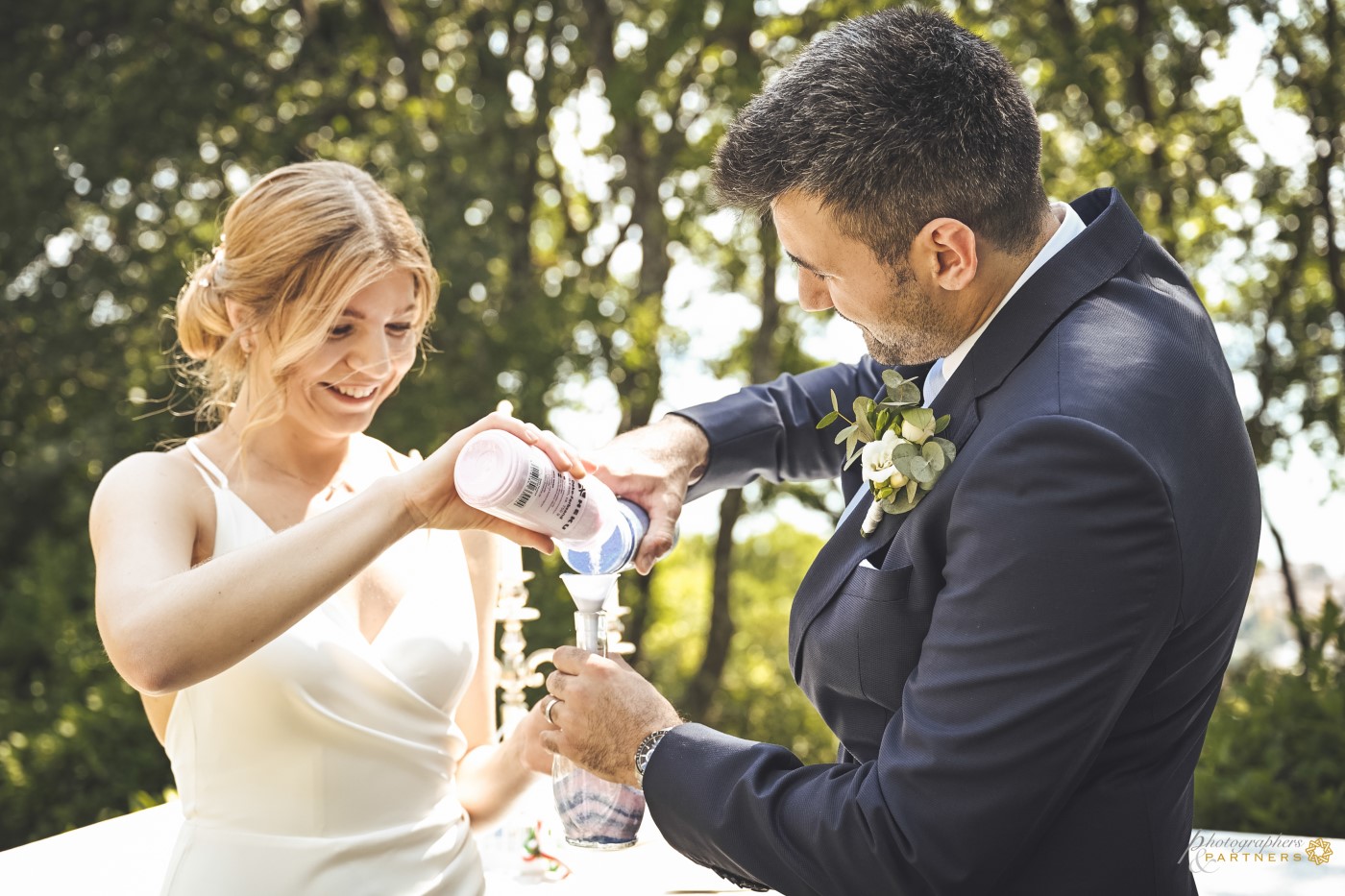 Sand ceremony...