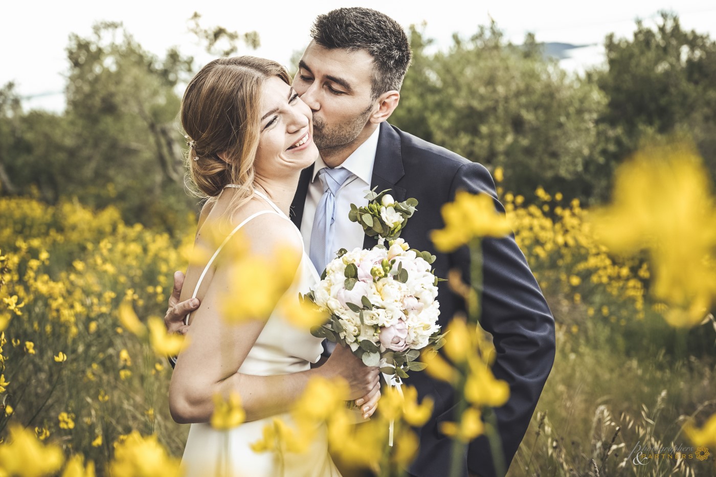 A photograph in the fields