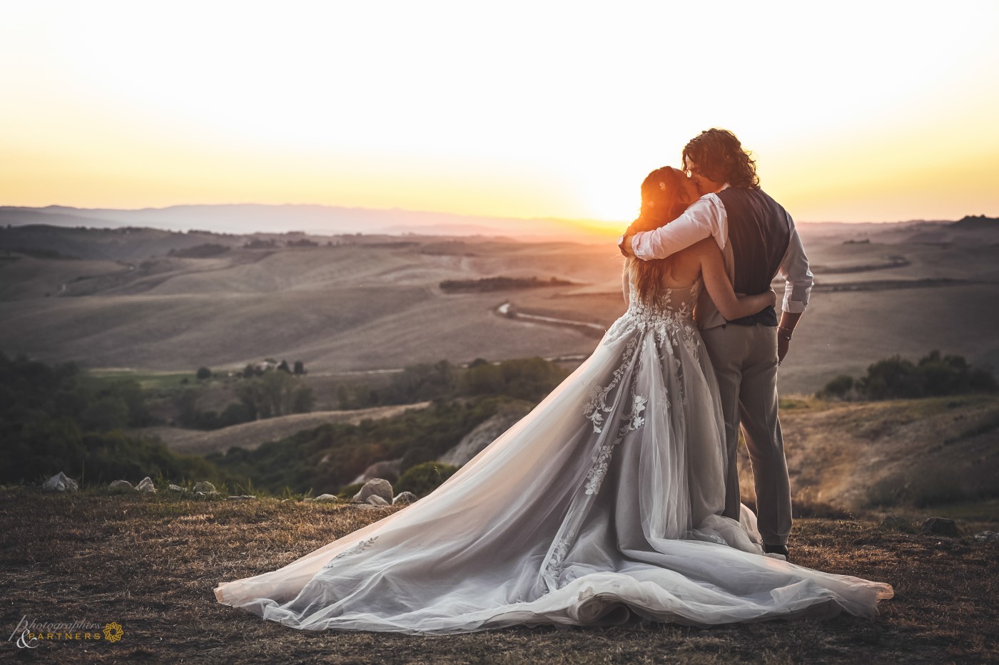 Sunset kiss