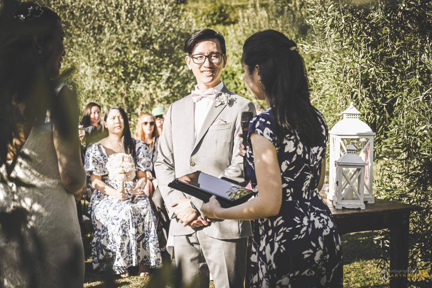 A reading during the ceremony