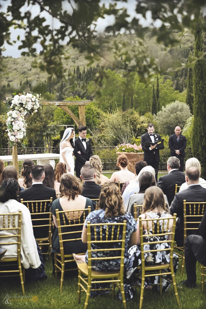 A reading during the ceremony