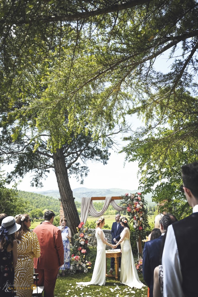 A reading during the ceremony