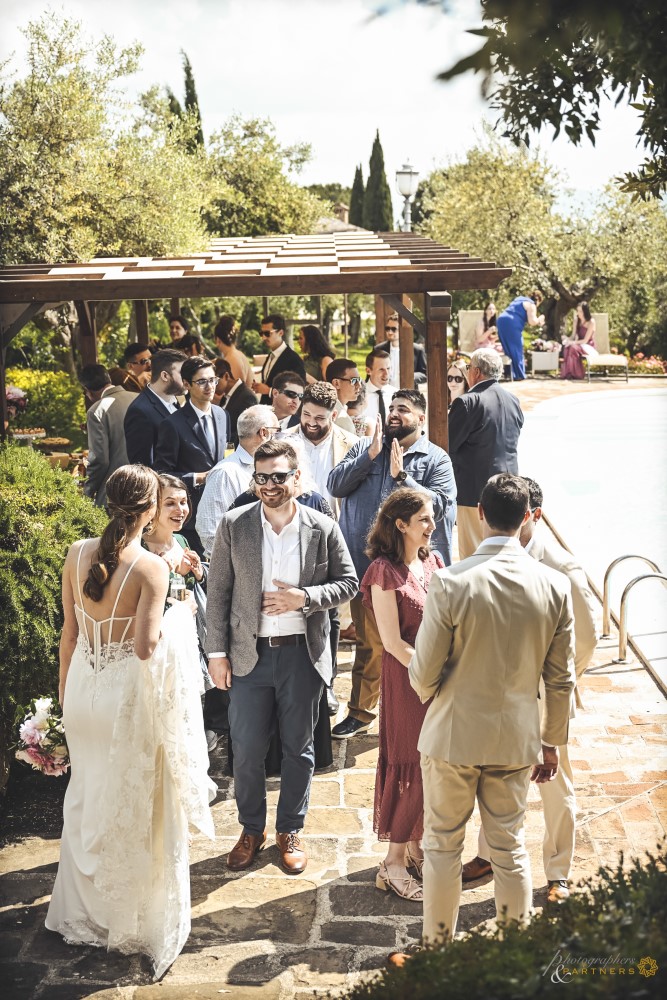 Aperitifs around the pool