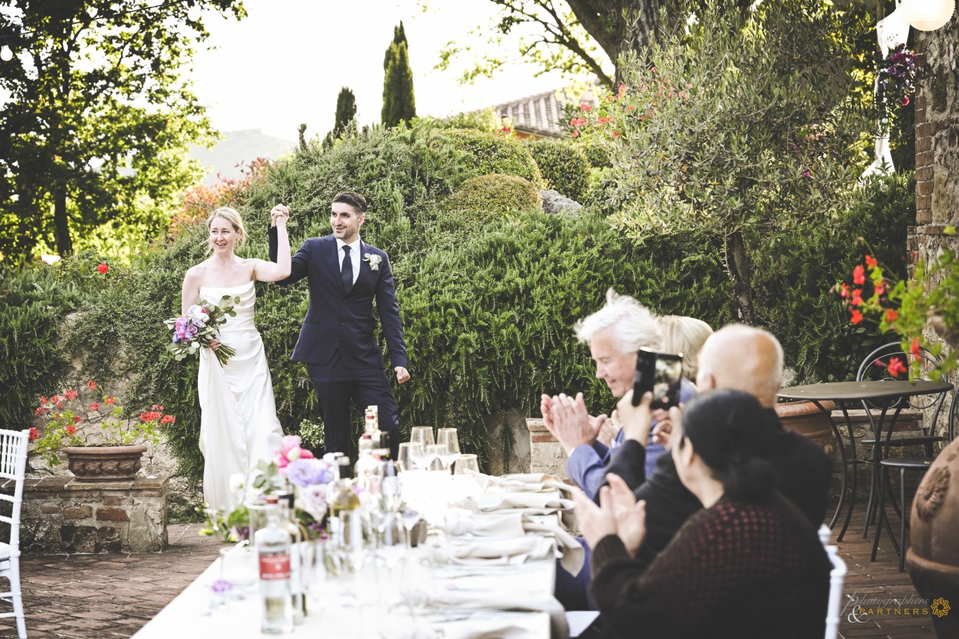 Ladies and Gentlemen... Bride & Groom!