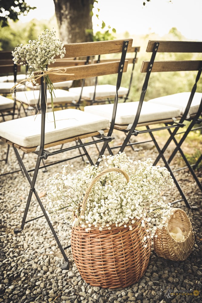 Religious ceremony setting