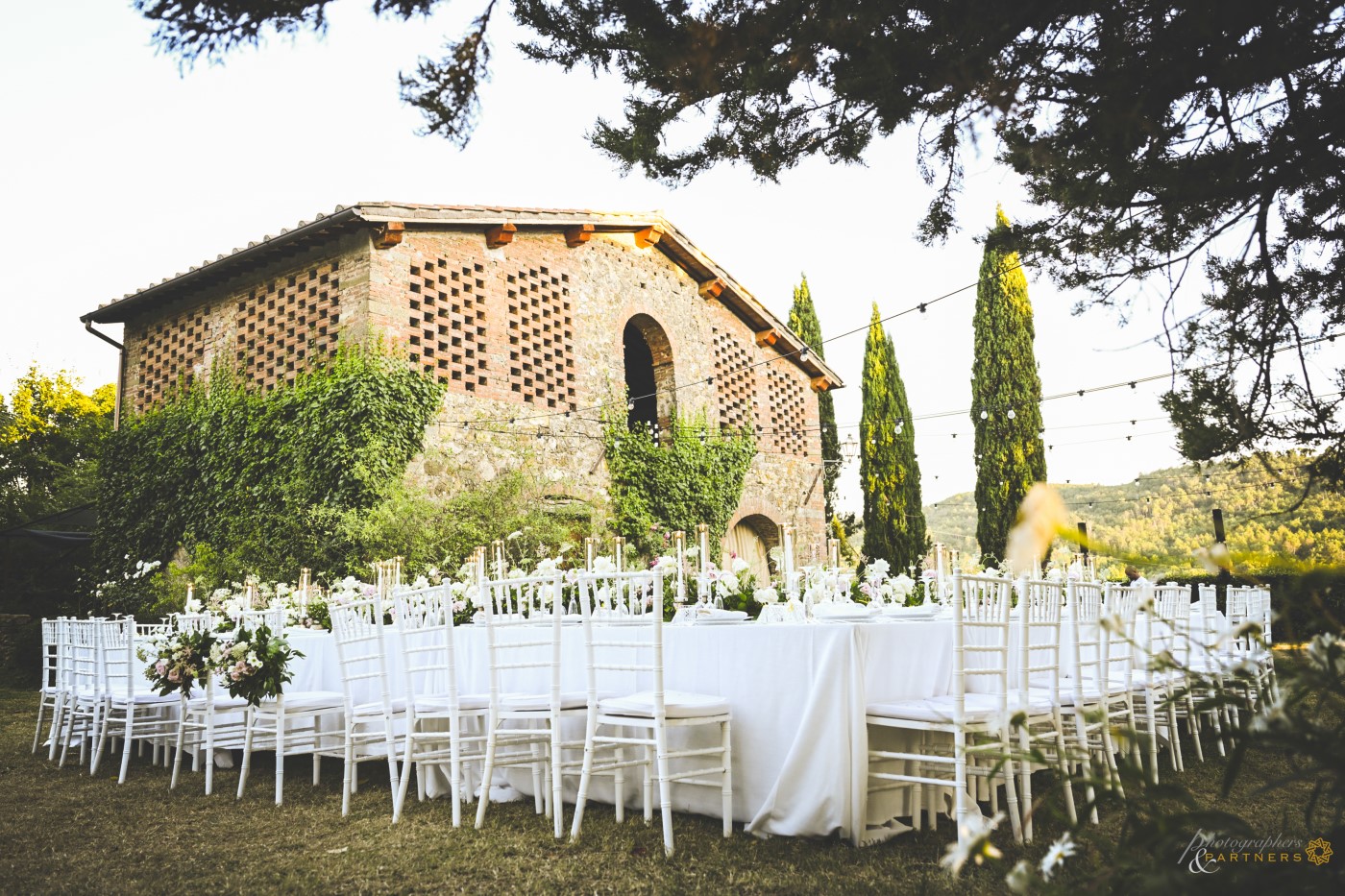 Table for the wedding dinner