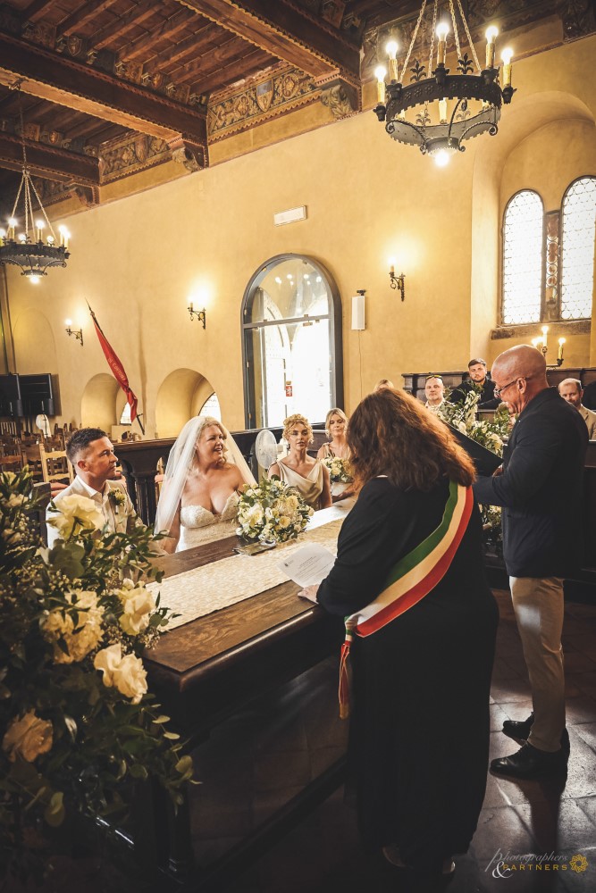 A reading during the ceremony