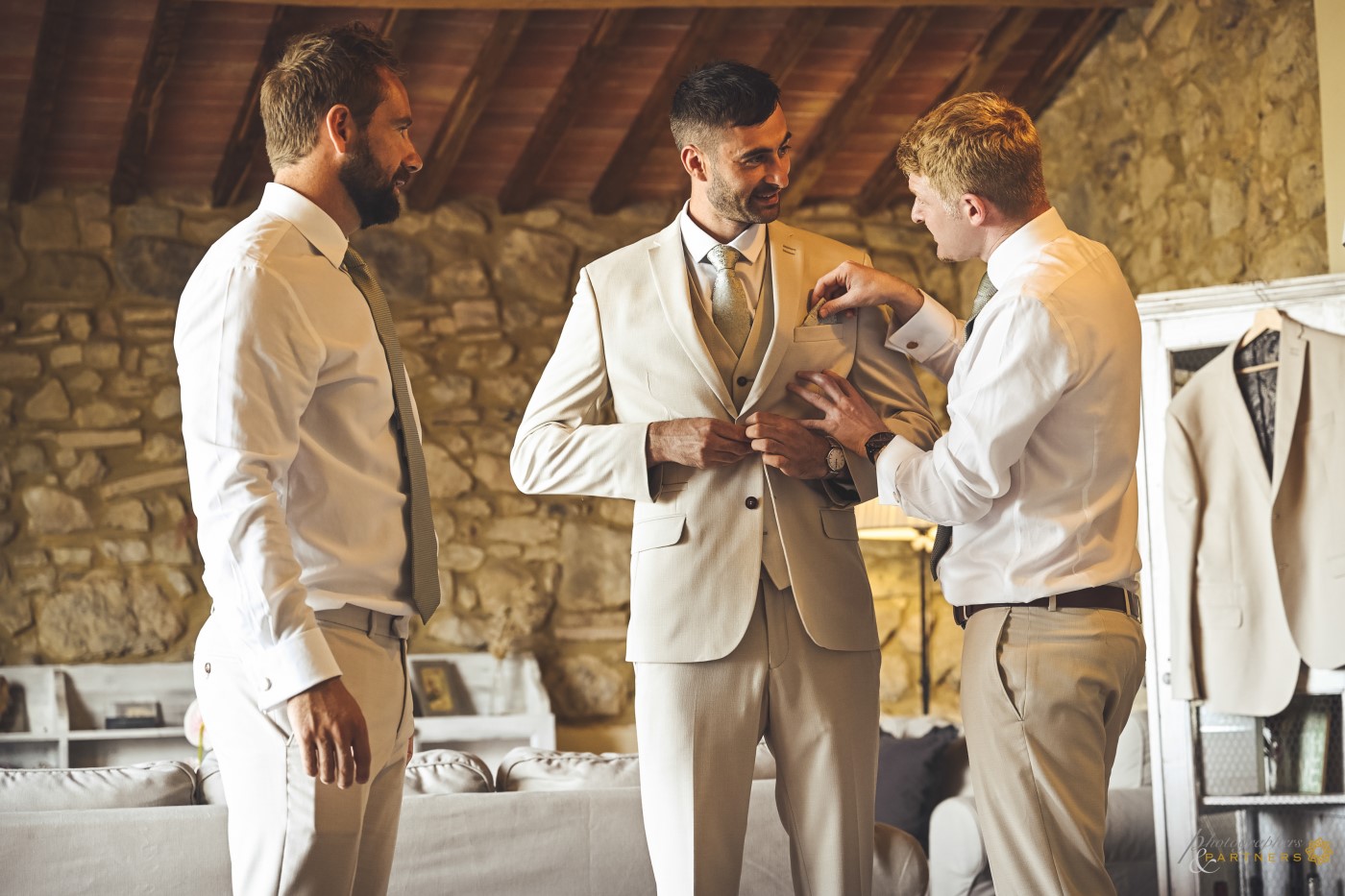 Groom preparations