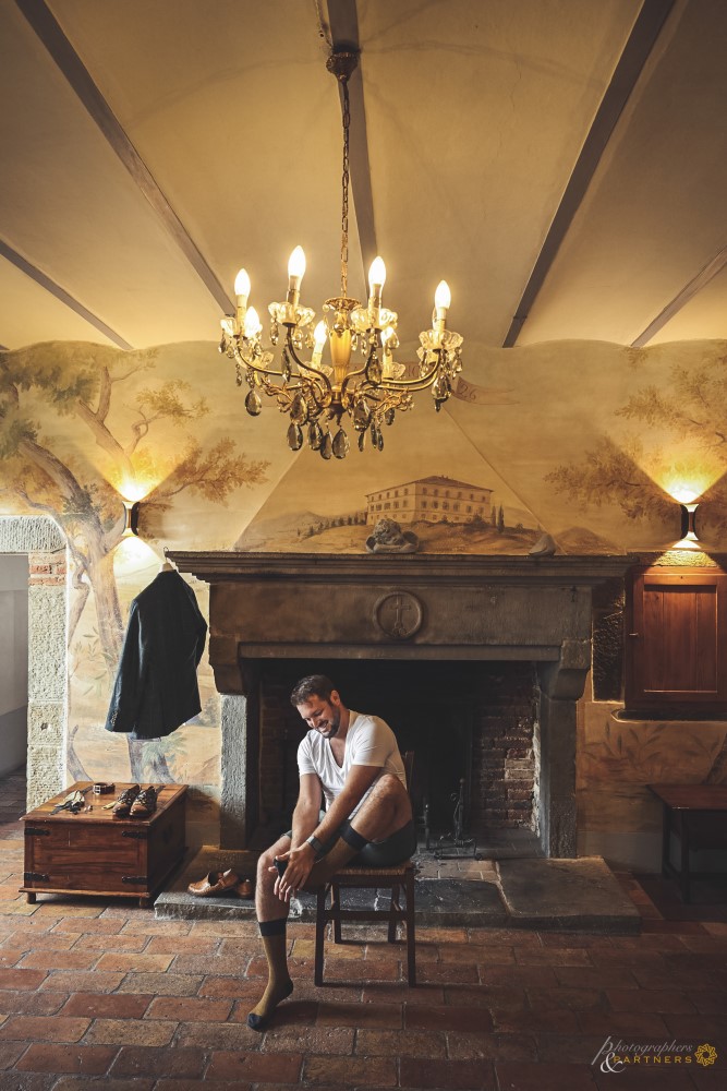 Groom preparations