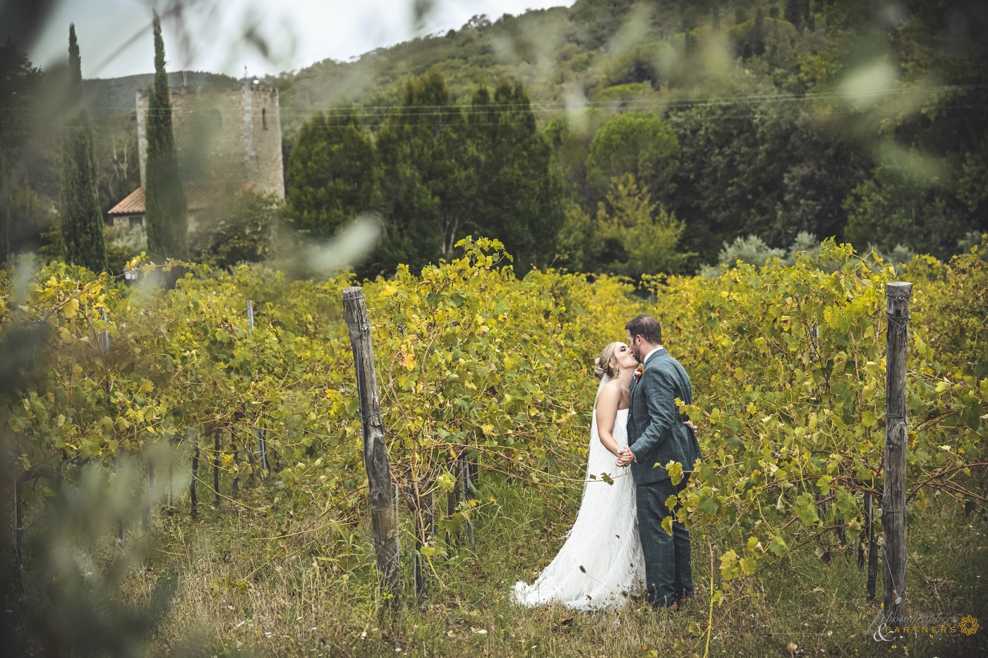 A kiss in the vineyard